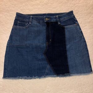 Blue jean skirt
